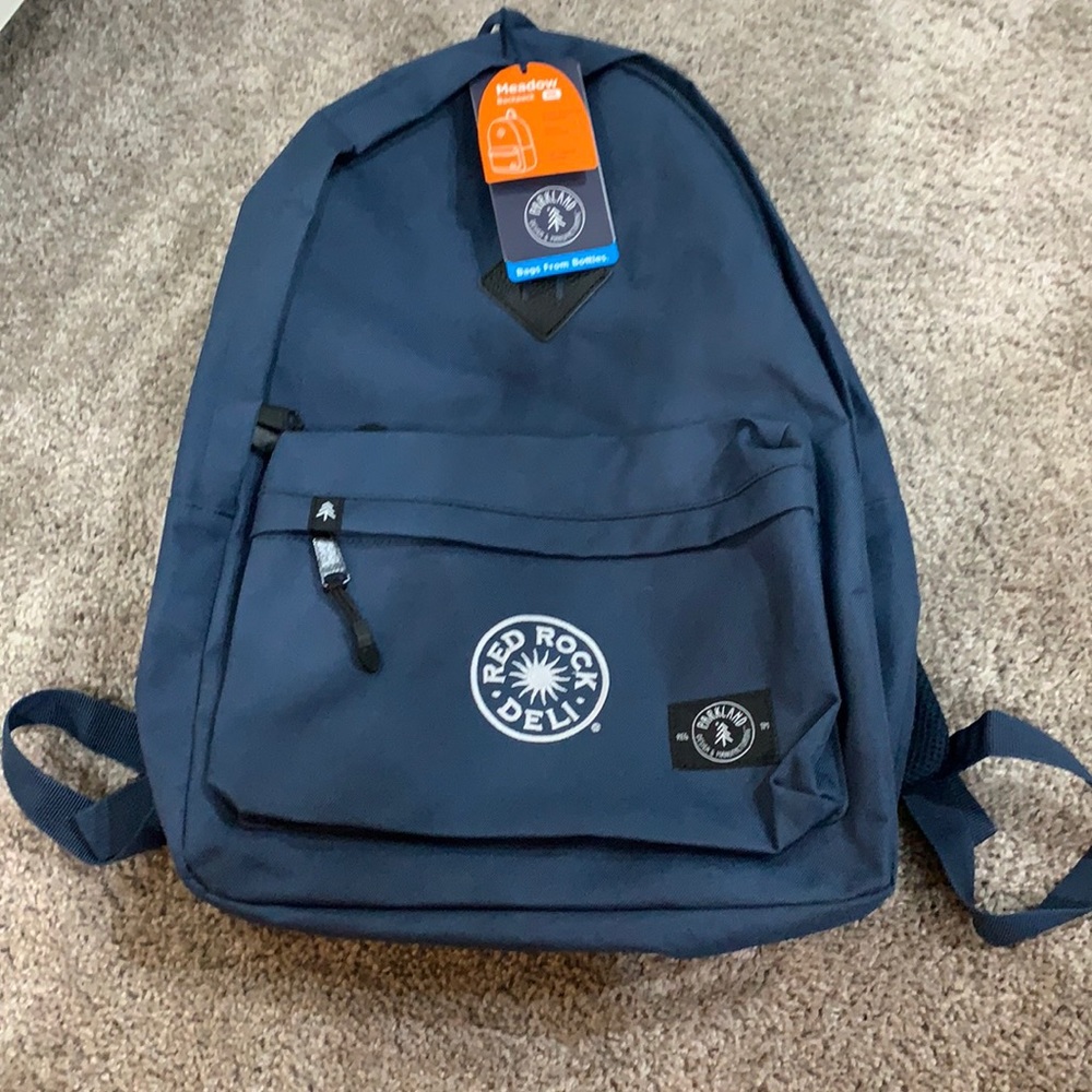 NWT Parkland Red Rock Deli Logo Backpack